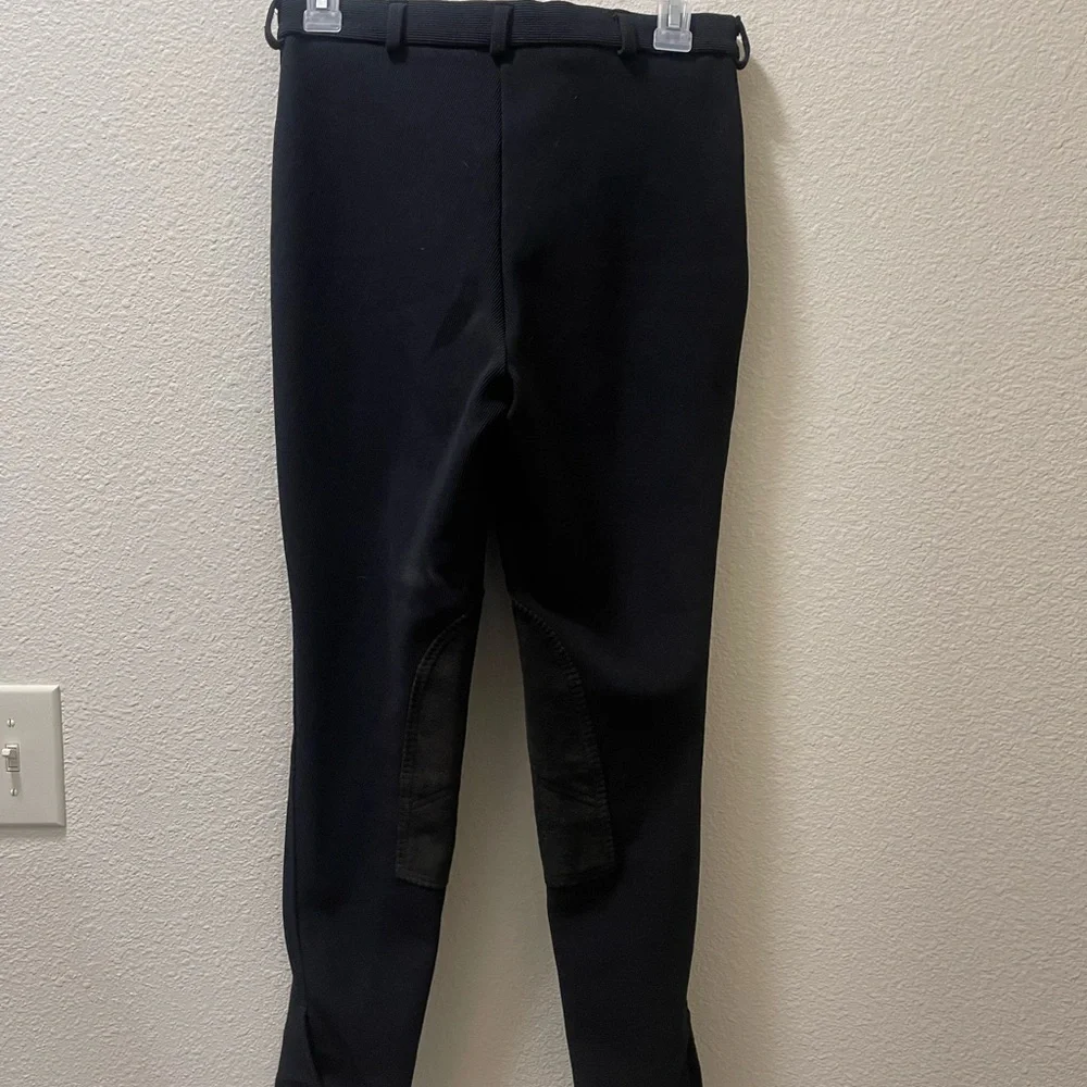 Black Equestrian Riding Pants - Picture 3 of 3